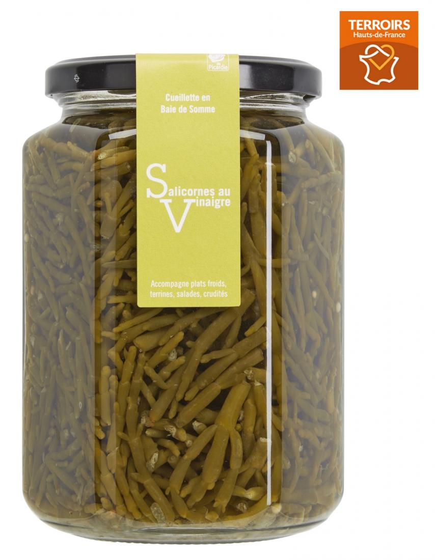 Salicornes de la baie de Somme au vinaigre