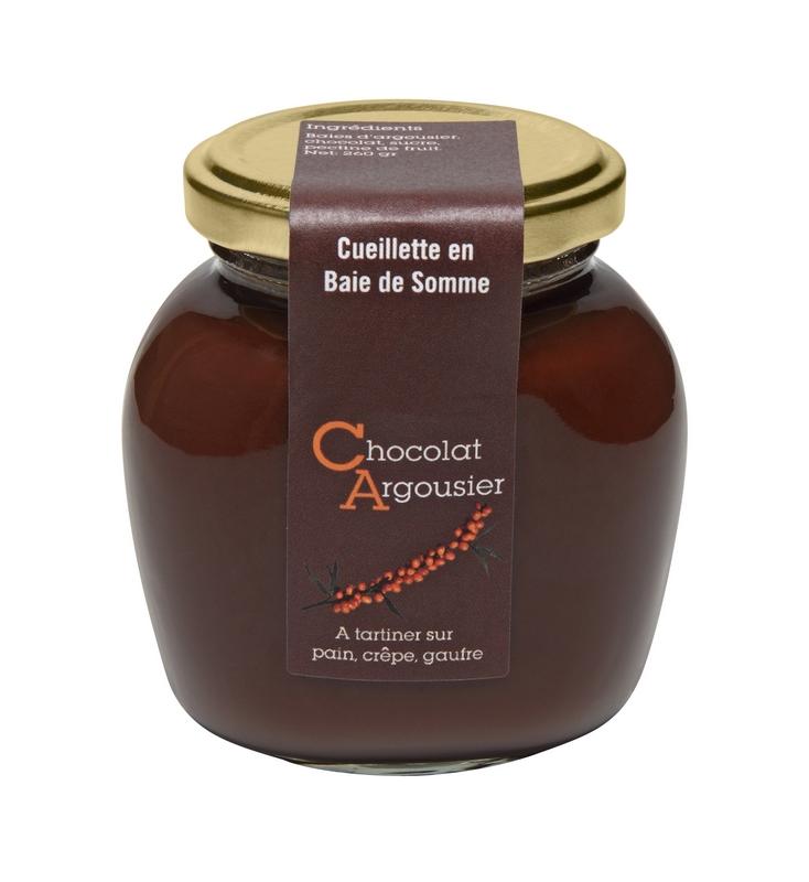 Chocolat et argousier comme une confiture