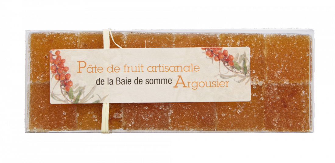 Pâte de fruit argousier sauvage de la Baie de Somme