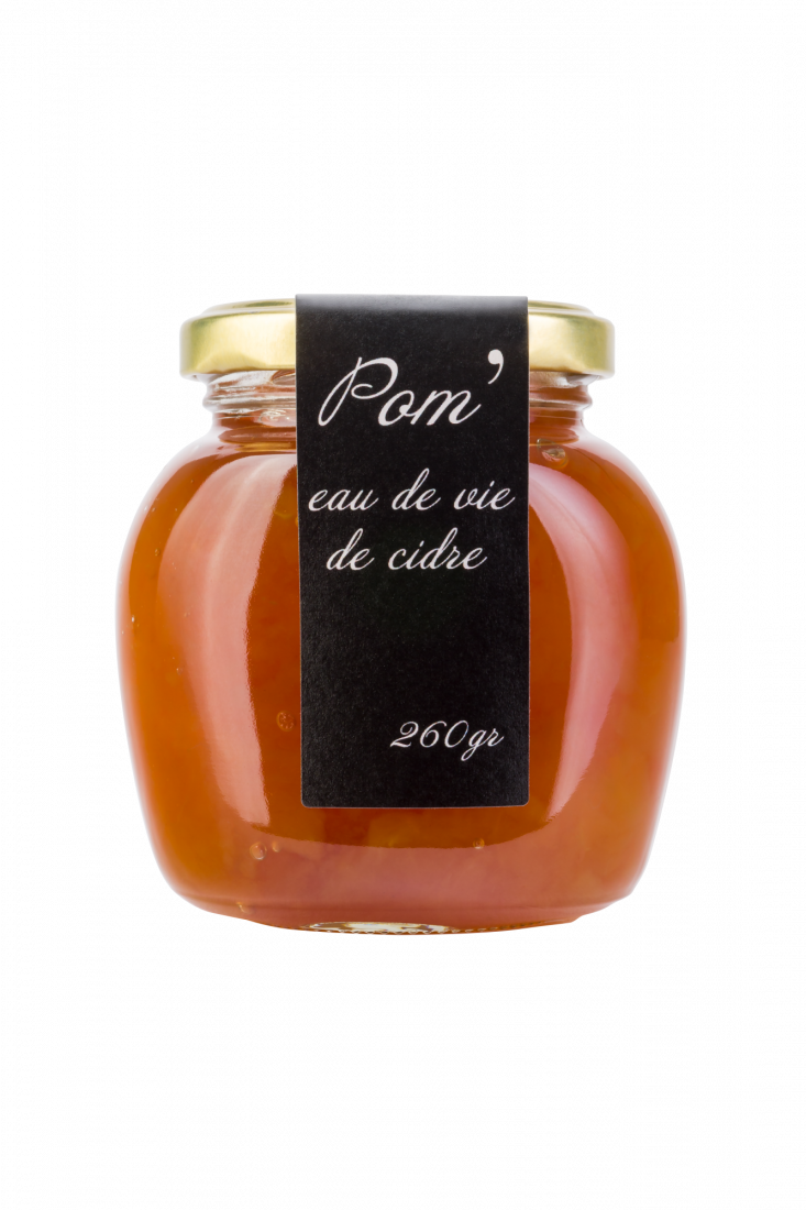 Confiture pom'eau de vie de cidre