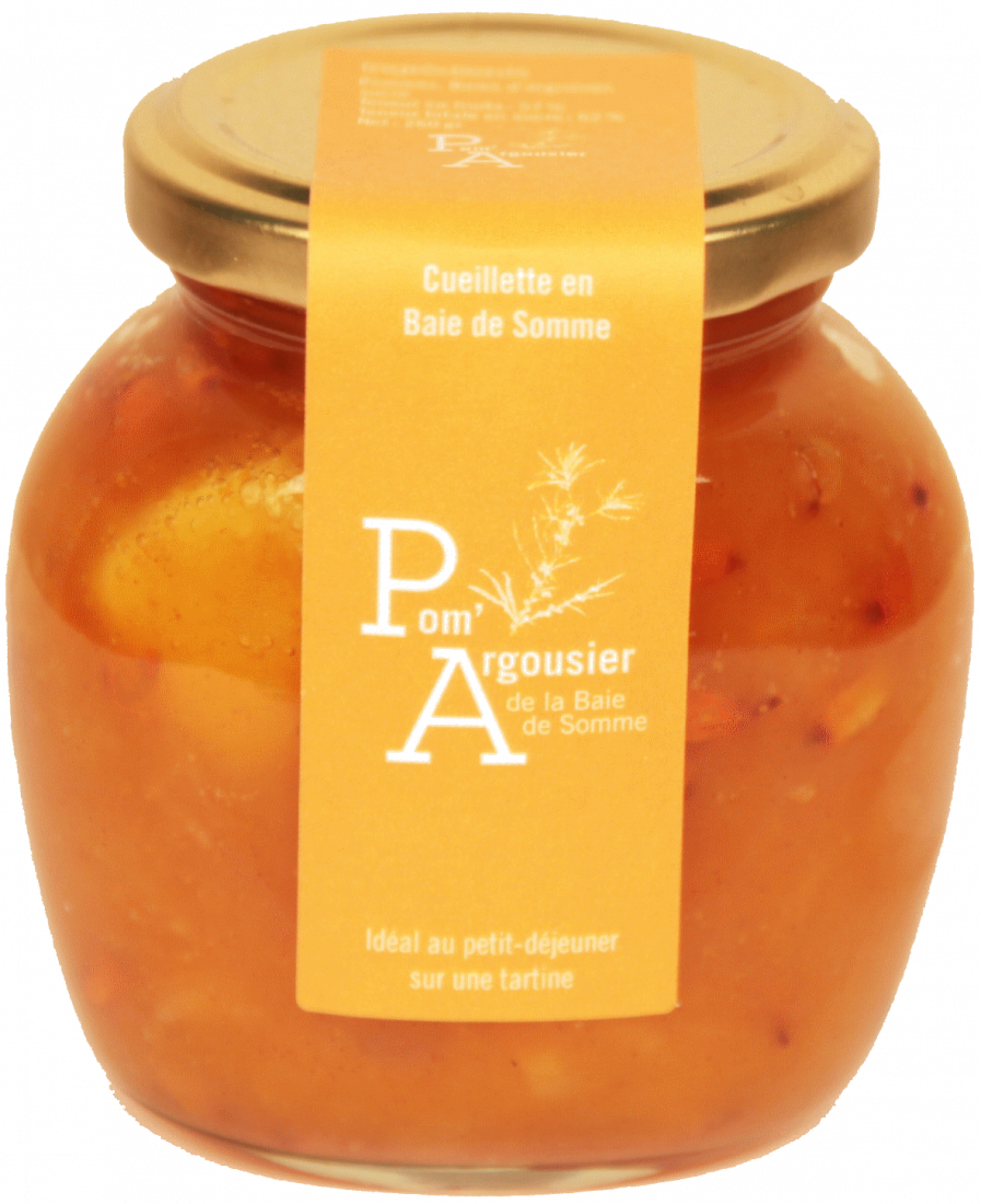 Confiture pom'argousier de la baie de Somme