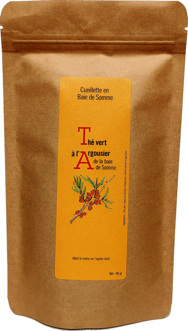 Thé vert à l'argousier sauvage de la baie de Somme